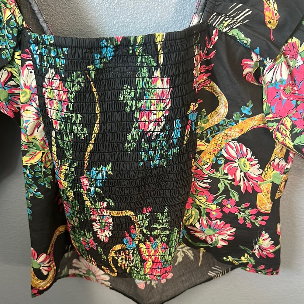 Mother Sweet Talker Ruffle Crop Top - Picture 6 of 8